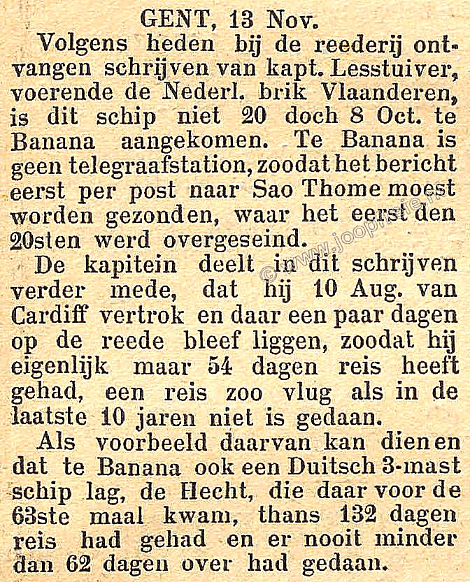 Ingezonden brief door P. Lesstuiver